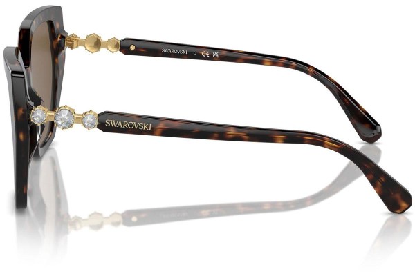 Okulary przeciwsłoneczne Swarovski SK6016 100273 Nieregularny Havana