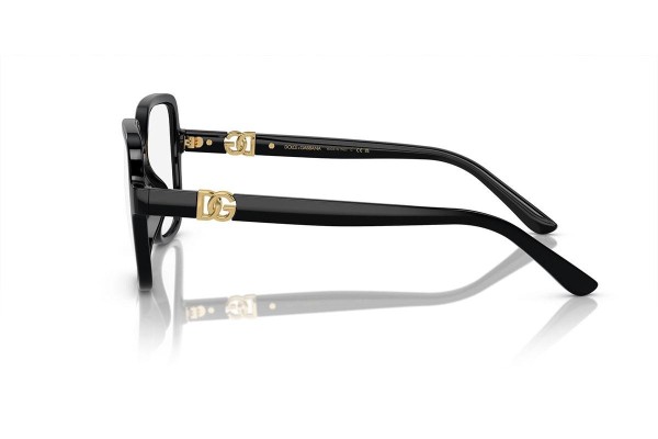 Okulary korekcyjne Dolce & Gabbana DG5105U 501 Kwadratowe Czarne