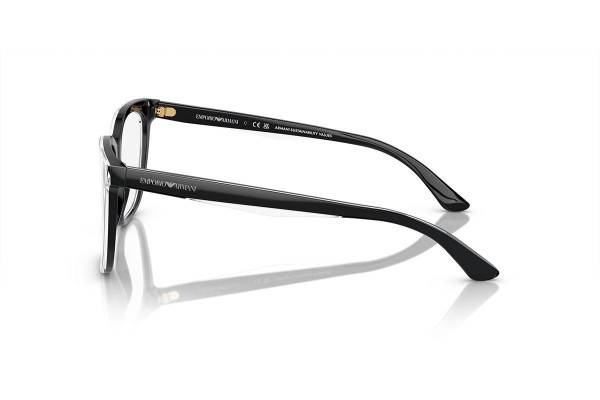 Okulary korekcyjne Emporio Armani EA3228 6051 Kwadratowe Czarne