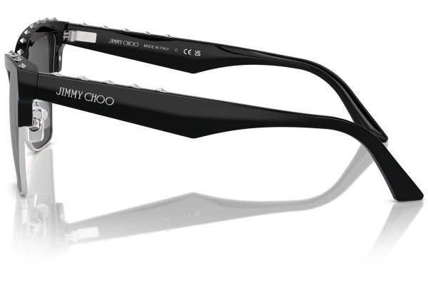 Okulary przeciwsłoneczne Jimmy Choo JC5014 500087 Kocie oczy Srebrne