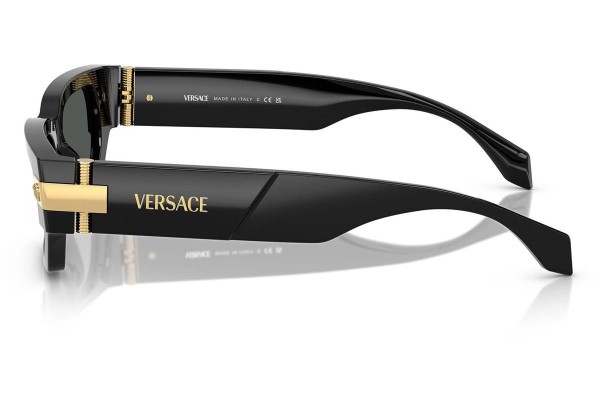 Okulary przeciwsłoneczne Versace VE4465 GB1/87 Kwadratowe Czarne