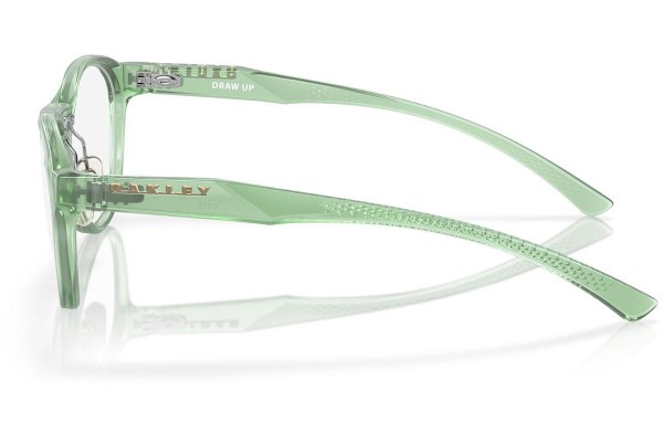 Okulary korekcyjne Oakley Draw Up OX8057 805705 Okrągłe Zielone