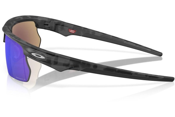 Okulary przeciwsłoneczne Oakley OO9400 940005 Polarized Prostokątne Szare