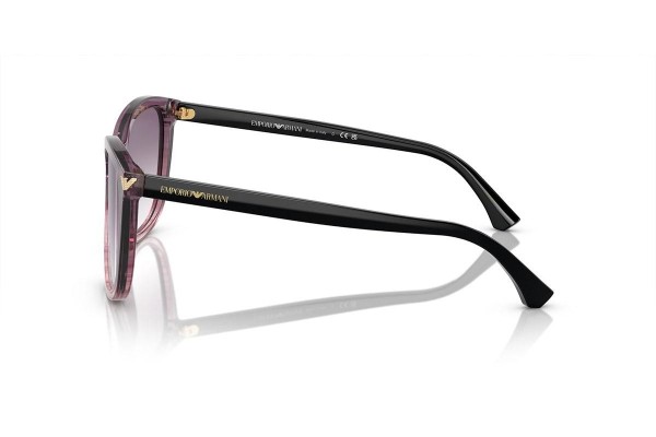 Okulary przeciwsłoneczne Emporio Armani EA4060 59668H Kwadratowe Fioletowe