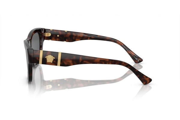 Okulary przeciwsłoneczne Versace VE4457 542987 Kwadratowe Havana