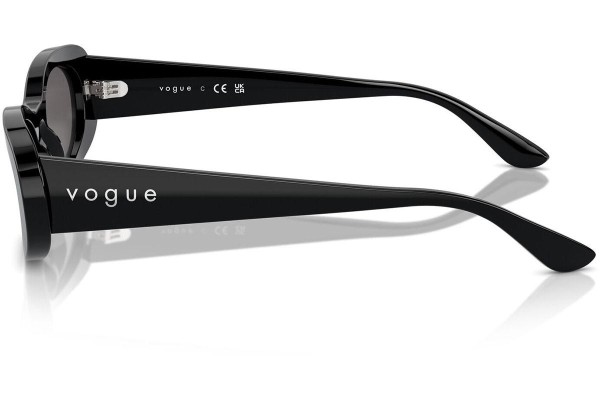 Okulary przeciwsłoneczne Vogue Eyewear VO5582S W44/87 Owalne Czarne