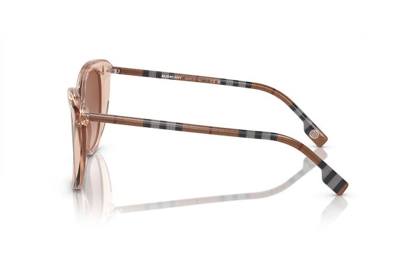 Okulary przeciwsłoneczne Burberry BE4407 408813 Kocie oczy Różowe