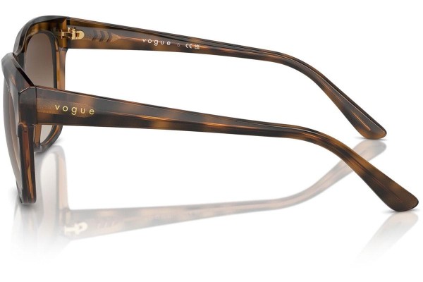 Okulary przeciwsłoneczne Vogue Eyewear VO5557S 238613 Kwadratowe Havana