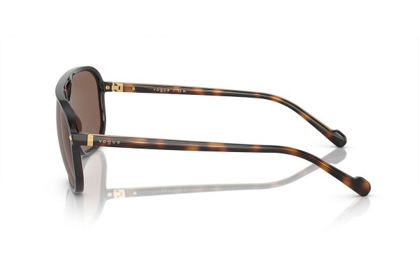 Okulary przeciwsłoneczne Vogue Eyewear VO5531S 311073 Pilotki (Aviator) Brązowe