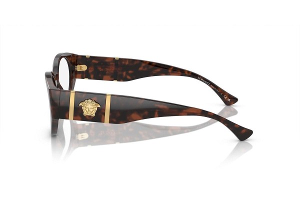 Okulary korekcyjne Versace VE3345 5429 Owalne Havana