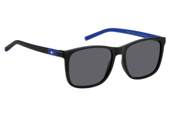 Okulary przeciwsłoneczne Tommy Hilfiger TH2120/S 807/IR Prostokątne Czarne