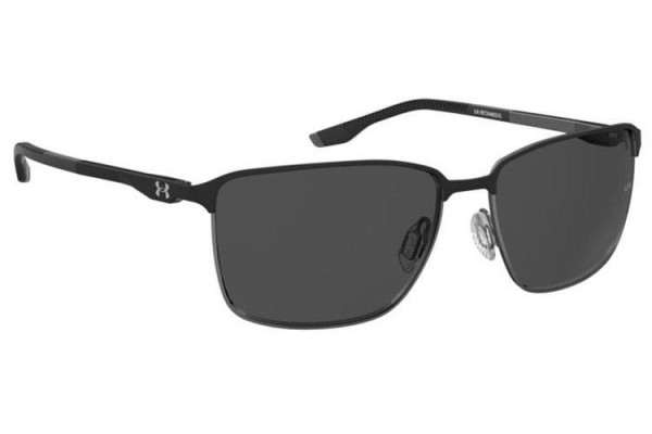 Okulary przeciwsłoneczne Under Armour UARETAINED/G RZZ/M9 Polarized Prostokątne Czarne