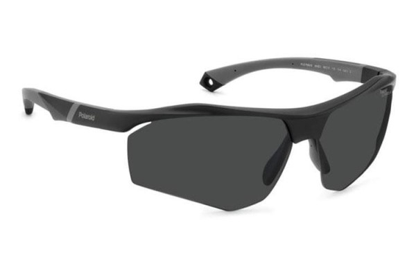 Okulary przeciwsłoneczne Polaroid PLD7055/S 003/E3 Polarized Prostokątne Czarne