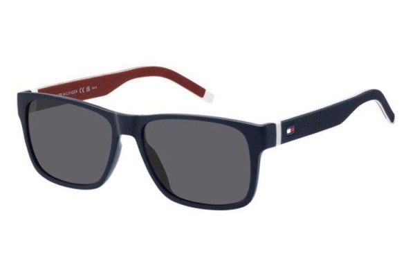 Okulary przeciwsłoneczne Tommy Hilfiger TH1718/S FLL/IR Kwadratowe Niebieskie