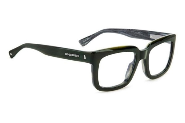 Okulary korekcyjne Dsquared2 D20144 6AK Prostokątne Zielone