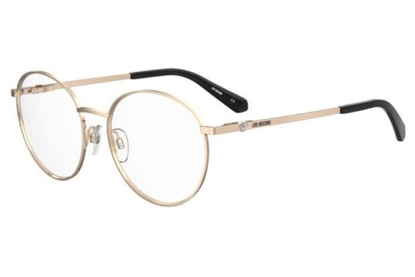 Okulary korekcyjne Love Moschino MOL633 000 Okrągłe Złote