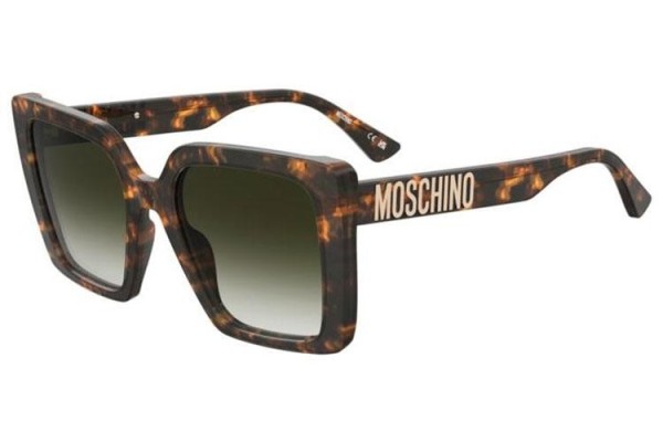 Okulary przeciwsłoneczne Moschino MOS172/S 086/9K Kwadratowe Havana