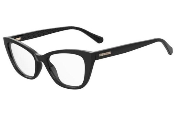 Okulary korekcyjne Love Moschino MOL636 807 Kocie oczy Czarne