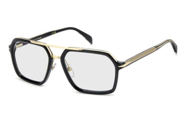 Okulary korekcyjne David Beckham DB7128 2M2 Prostokątne Czarne