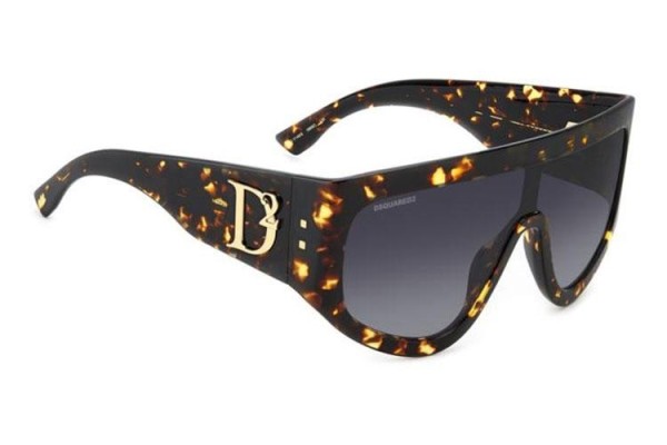 Okulary przeciwsłoneczne Dsquared2 D20149/S 086/9O Pojedyncze | Shield Havana