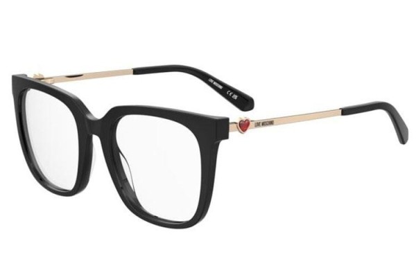 Okulary korekcyjne Love Moschino MOL643 807 Kwadratowe Czarne