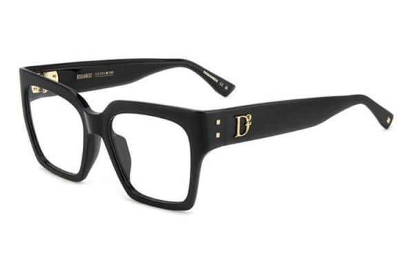 Okulary korekcyjne Dsquared2 D20151/G 807 Prostokątne Czarne