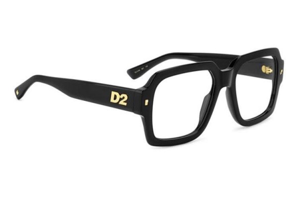 Okulary korekcyjne Dsquared2 D20148 807 Kwadratowe Czarne