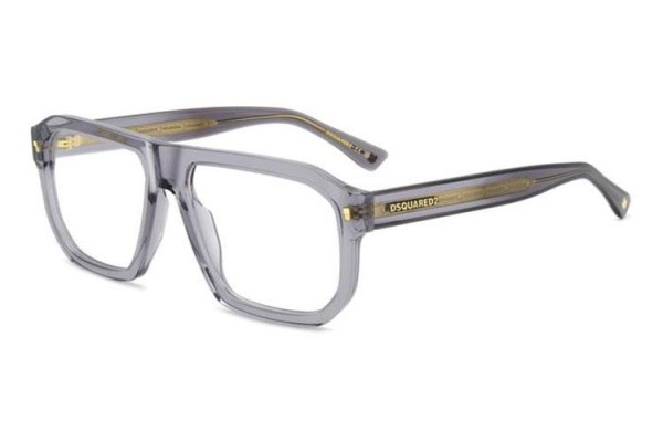 Okulary korekcyjne Dsquared2 D20146 KB7 Prostokątne Szare