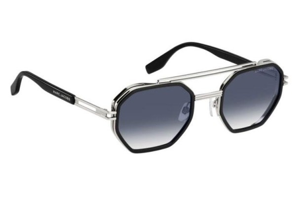 Okulary przeciwsłoneczne Marc Jacobs MARC782/S 84J/08 Prostokątne Srebrne