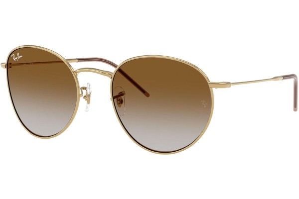 Okulary przeciwsłoneczne Ray-Ban RBR0103S 001/CB Okrągłe Złote