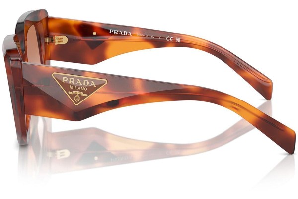 Okulary przeciwsłoneczne Prada PR14ZS 18R70E Nieregularny Havana