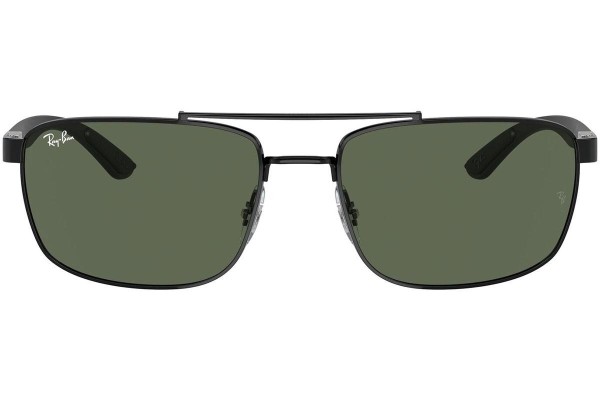 Okulary przeciwsłoneczne Ray-Ban RB3737 002/71 Prostokątne Czarne