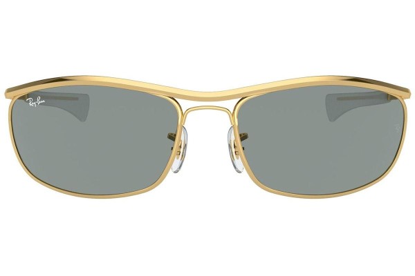 Okulary przeciwsłoneczne Ray-Ban Olympian I Deluxe RB3119M 001/56 Prostokątne Złote