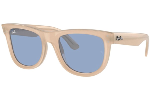 Okulary przeciwsłoneczne Ray-Ban Wayfarer Reverse RBR0502S 678072 Kwadratowe Beżowe