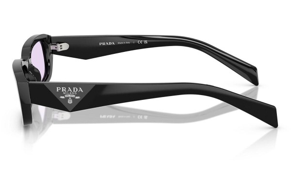 Okulary przeciwsłoneczne Prada PRB06S 16K40J Kwadratowe Czarne