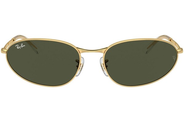 Okulary przeciwsłoneczne Ray-Ban RB3734 001/31 Owalne Złote