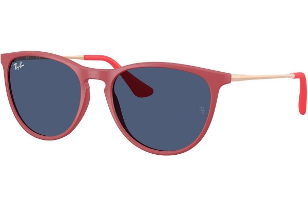 Okulary przeciwsłoneczne Ray-Ban Junior Junior Erika RJ9060S 718071 Kwadratowe Czerwone