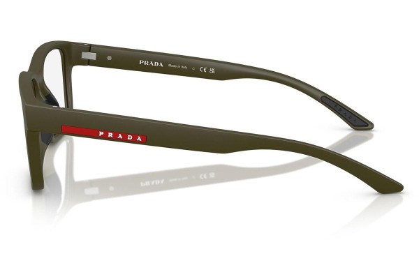 Okulary korekcyjne Prada Linea Rossa PS01RVF 15X1O1 Kwadratowe Zielone