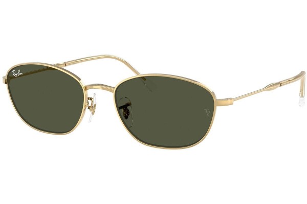 Okulary przeciwsłoneczne Ray-Ban RB3749 001/31 Prostokątne Złote