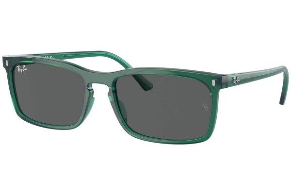 Okulary przeciwsłoneczne Ray-Ban RB4435 6615B1 Prostokątne Zielone