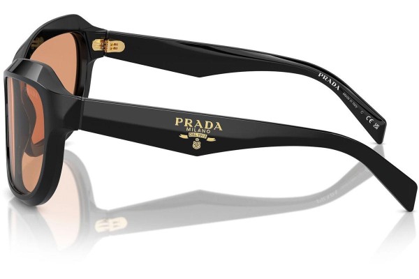 Okulary przeciwsłoneczne Prada PRA27SF 16K07V Kocie oczy Czarne