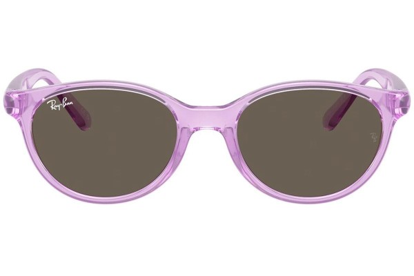 Okulary przeciwsłoneczne Ray-Ban Junior RJ9080S 7172/3 Okrągłe Fioletowe