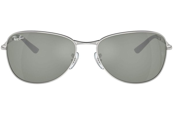 Okulary przeciwsłoneczne Ray-Ban RB3733 003/40 Pilotki (Aviator) Srebrne