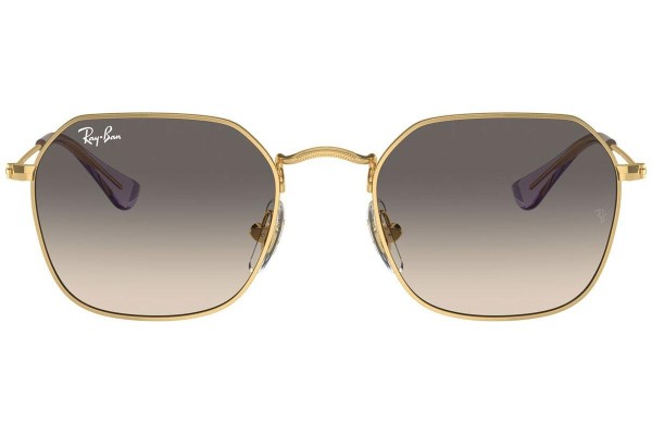 Okulary przeciwsłoneczne Ray-Ban Junior RJ9594S 292/11 Kwadratowe Złote