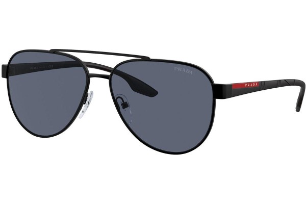 Okulary przeciwsłoneczne Prada Linea Rossa PS54TS DG009R Pilotki (Aviator) Czarne