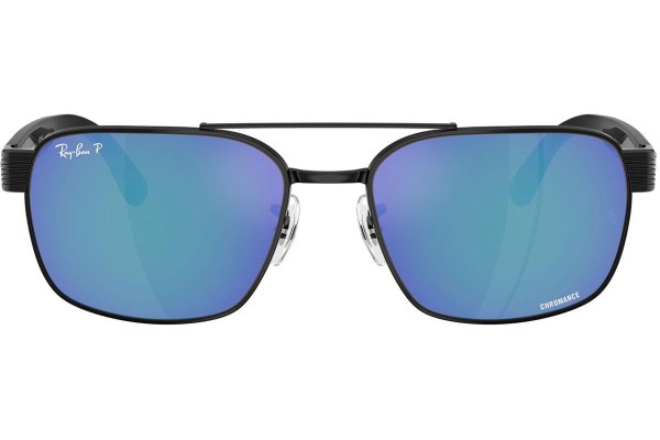 Okulary przeciwsłoneczne Ray-Ban RB3751CH 002/4L Polarized Kwadratowe Czarne