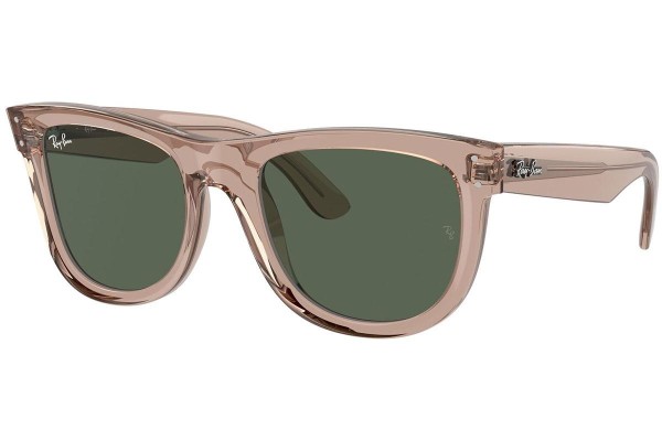 Okulary przeciwsłoneczne Ray-Ban Wayfarer Reverse RBR0502S 6727VR Kwadratowe Brązowe