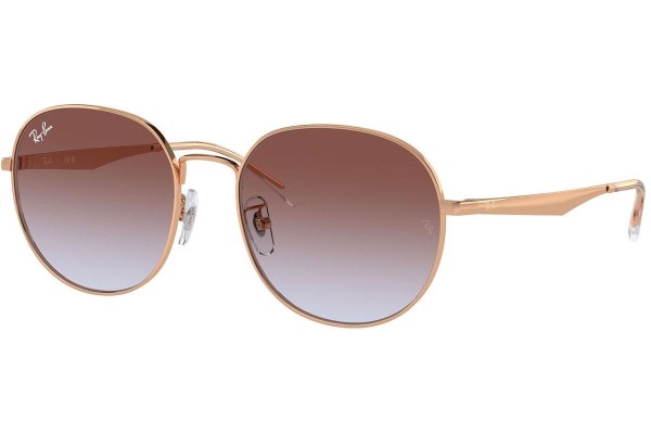 Okulary przeciwsłoneczne Ray-Ban RB3727D 9202I8 Okrągłe Złote