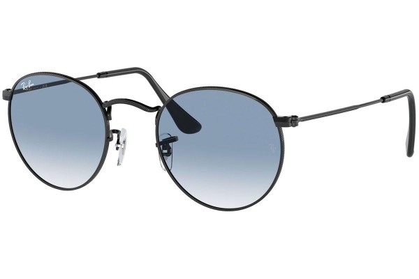 Okulary przeciwsłoneczne Ray-Ban Round Metal RB3447 002/3F Okrągłe Czarne