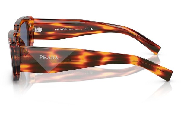 Okulary przeciwsłoneczne Prada PR06YS 17R06A Prostokątne Havana